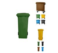 JARDIN202 - Contenedor de Basura Reciclables de Colores con Ruedas | Mango antideslizante