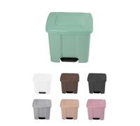 Jardin202 - Cubo de Basura para el Reciclaje - Basurero con Pedal 35L con 2 Compartimentos | 35L (Verde)
