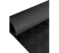JARDIN202 - Estera Antideslizante Suelo Caucho Goma 3mm - Cuadro de Rayas | 3x1 Metros -