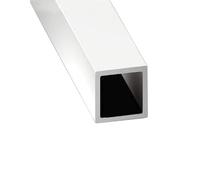 JARDIN202 - Perfil de Aluminio Blanco - Tubo cuadrado - x3 unds - 2'10m | 60 mm -