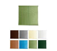 JARDIN202 - Persiana de PVC Alicantina con Polea Metálica | Persiana Enrollable | Estor Enrollable para Ventanas, Puertas, Salón y Cocina | 97 x 105 cm (Verde Oliva)