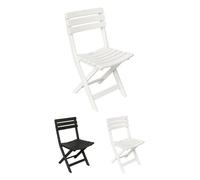 Jardin202 - Silla Birki Plegable 44cm x 41cm x 78cm | Asiento y Respaldo ergonómicos | Jardín, Playa, Terraza, Patio. Balcón | Unidad (Blanco)