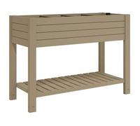 Jardinera Alta Polipropileno Marrón Claro 110x45x79 Cm Vidaxl
