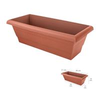 Jardinera balcon saturnia 49x21x16 cm.