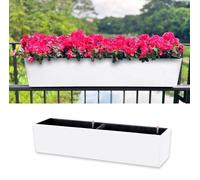 Jardinera colgante - Maceta autorregante - 102 cm - Set de 2 - Negro