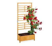 Jardinera con enrejado macetero vertical soporte para enredaderas 38 L 5 kg