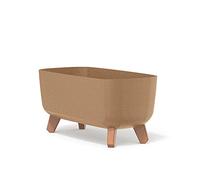 Jardinera con patas GRACIA CASE ECO Wood Natural, 39x19,5x18,7 cm