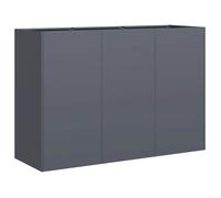 Jardinera De Acero Laminado En Frío Antracita 120x40x80 Cm Vidaxl