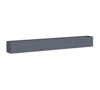 vidaXL Jardinera de Acero Laminado en frío Antracita 360x40x40 cm, macetero, Soporte para Plantas, lecho Elevado, Soporte para jardineras