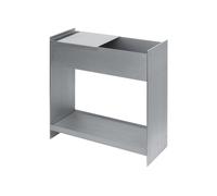 Jardinera de Almacenamiento con Estante de Aluminio