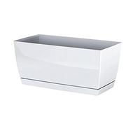 Maceta de Plástico Coubi Case P Prosperplast - 29x14.2x13.6 Cm - Alta Calidad White