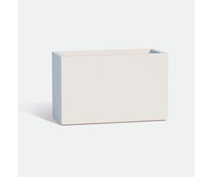Jardinera Flowerpot De Resina Rectangular 80x35 CM Hielo