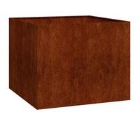 Jardinera Oxidada 100x100x80 Cm Acero Corten Vidaxl