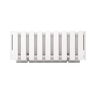 Prosperplast Jardinera para Balcón BOARDEE FENCYCASE - Decoración para Tu Balcón - Alta Calidad White