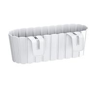Jardinera para balcón BOARDEE Hook 4,9L., Dimensiones (mm) 383x212x130, Color Blanco