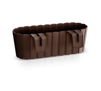 Jardinera para balcón boardee hook 4,9l., dimensiones (mm) 383x212x130, color marrón