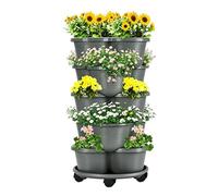 Jardinera para el cultivo de fresas torre de jardín apilable