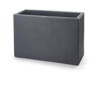Jardinera Rectangular Antracita 115x50 CM h 50 mod. Schio Cassa
