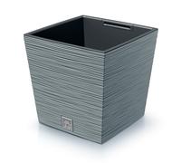 Prosperplast Macetero Furu color cemento con depósito, 29,5×29,5×29 cm, 14 L