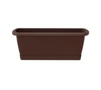 Prosperplast Jardinera Respana con Soporte de Plastico en Color Marron 78,6 Cm Brown