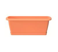 Prosperplast Jardinera Respana con Soporte de Plastico en Color Terracota 78,6 Cm Terracotta