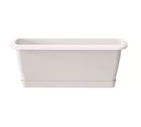 Jardinera Respana Prosperplast Gris Piedra 78.6x18.4x14.5cm White