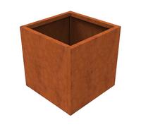 Jardinera vaargel 60x60x60cm cm acero corten - marrón óxido [casa.pro]
