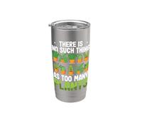 Jardinería divertida No hay tal cosa como demasiadas plantas Vaso térmico de acero inoxidable de doble pared