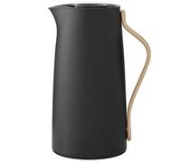 Jarra al vacío EMMA 1,2 l, para café, negro suave, acero inoxidable, Stelton