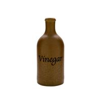Jarra de barro de 500 ml, motivo: Vinagre, gres, marrón-cristal, boca: corcho