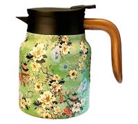 Jarra de líquido caliente, elegante recipiente para vertido, dispensador de bebidas resistente, termo de conservación de acero inoxidable, cesta coladora de malla fina integrada, té de noche