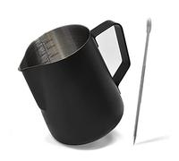 Jarra Leche Espumar 600ml Negro Acero Inox - Joeji’s Kitchen Latte Art Barista