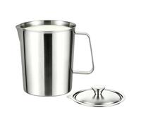 Jarra Medidora De Líquidos - Recipiente Resistente al Calor con Doble Escala y Tapa,Jarra De Agua Fría Y Caliente | Para Cocinar Hornear Horno Cocina Hogar Uso Interior Apto Para Lavavajillas