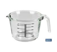 Jarra medidora de vidrio borosilicato 1 l modelo baritina