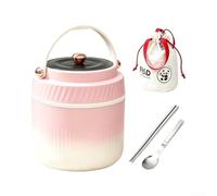 Jarra Térmica Comida 1.2L para acero Inoxidable 316 Jarra Térmica(Pink) | para acero 316 , mantiene calor 12h, tapa hermética silicona, , para fácil limpieza