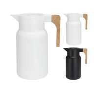 Jarra termo 1l, asa madera, 2 colores, yn1700440,