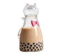 Jarra vidrio 1800 ml Recipiente para Bebidas con Gatito Lindo