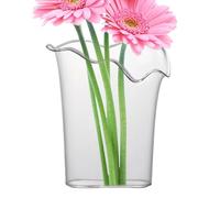 Jarrón de acrílico transparente | Jarrón de flores transparente con forma de flor,Decoración de escritorio decorativa moderna Oficina de la mesa del dormitorio estantería