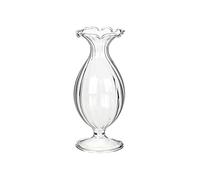 Jarrón de Cristal Transparente para Flores de 12 cm de Altura, Cuello cónico para decoración del hogar, alféizar de la Ventana, Regalo para Ella o él, centros de Mesa de Boda para decoración de Mesa,