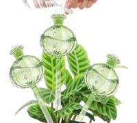 Jarrones automáticos para plantas - Juego de 3 unidades, sistema de suministro de agua para flores, para un crecimiento saludable