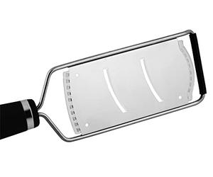 Jata AC30 - Laminador Acero Inoxidable, Mango Ergonómico Silicona, Antideslizante, Apto Lavavajillas, Resistencia 240°, Negro