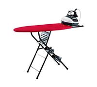 JATA HOGAR 848S - Tabla de planchar plegable y escalera plegable de 3 peldaños. Fácil conversión. Altura escalera: 70 cm. Medidas tabla plegada: 36 x 11 x 146 cm. Reposa Planchas. Gran estabilidad
