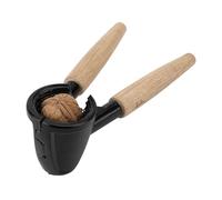 JATA HOGAR HACC2502 - Cascanueces de Aluminio con Mango de Madera - Rompe Nueces, Almendras y Avellanas sin Dañar el Fruto - También Descorcha Tapones de Champán - Resistente, Ergonómico y Compacto