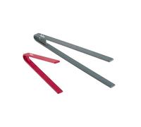 JATA HOGAR HACC4522 - Pinzas Cocina Silicona. SET de 2 pinzas de 29 y 17 cm. Resistentes al calor. APTAS para lavavajillas. Fácil limpieza. Mango ergonómico. Antideslizante. Uso alimentario