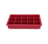 Jata Hogar HACC4540 - Cubitera de Silicona con Tapa para 15 Cubitos, Molde Flexible Antiadherente, Fácil Desmoldado, para Hielo, Caldos, Chocolate, Gelatina y Cócteles