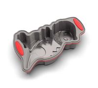 JATA HOGAR HMOL2065- Molde de Silicona Dinosaurio para Repostería, Molde para Tartas y Bizcochos Infantil, Antiadherente, Flexible, Libre de BPA, Apto para Horno, Microondas, Congelador y Lavavajillas