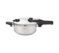 Jata Olla Express HOLL2224 – 4 L inox, cierre giratorio, 3 sistemas seguridad, apta inducción Ø22 cm