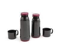 JATA HOGAR HTER2175 - Termo de Vidrio Doble Pared 750 ml, Botella Térmica para Bebidas Frías y Calientes, Aislamiento Térmico, Cierre Hermético, Tapón Jarra con Asa, Libre de BPA, Ligero