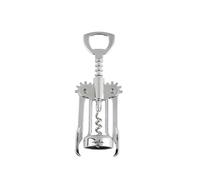 JATA HOGAR HVIN2300 - Sacacorchos de Vino Profesional Doble Palanca, Abridor de Botellas con Cortacápsulas, Acero Zincado, Espiga Reforzada, Compacto