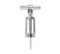 JATA HOGAR HVIN2302 - Sacacorchos de Bodega con doble rosca. Abridor de Vino con Espiral Continua. Funcionamiento sencillo. Gran consistencia. De Zinc. Medidas: 6,8 x 14,6 x 3,6 cm